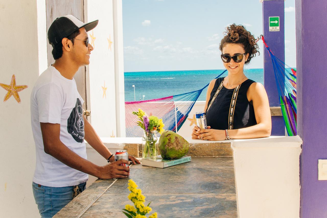 The Mermaid Hostel Beach (Adults Only) Cancun Exterior photo
