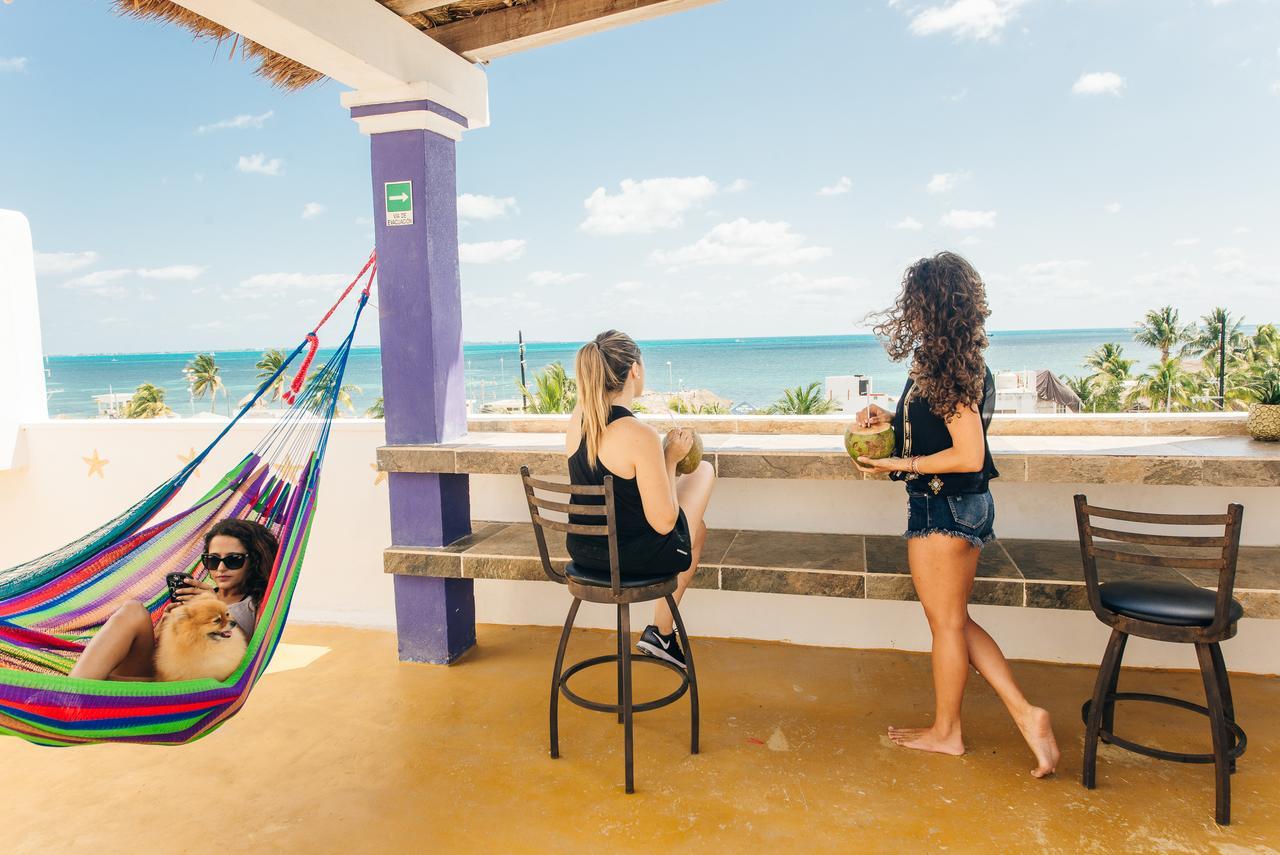 The Mermaid Hostel Beach (Adults Only) Cancun Exterior photo